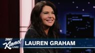 Lauren Graham on Jimmy Kimmel Live/ Source: Youtube (@Jimmy Kimmel Live)